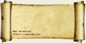 Zorana Bjeletić vizit kartica